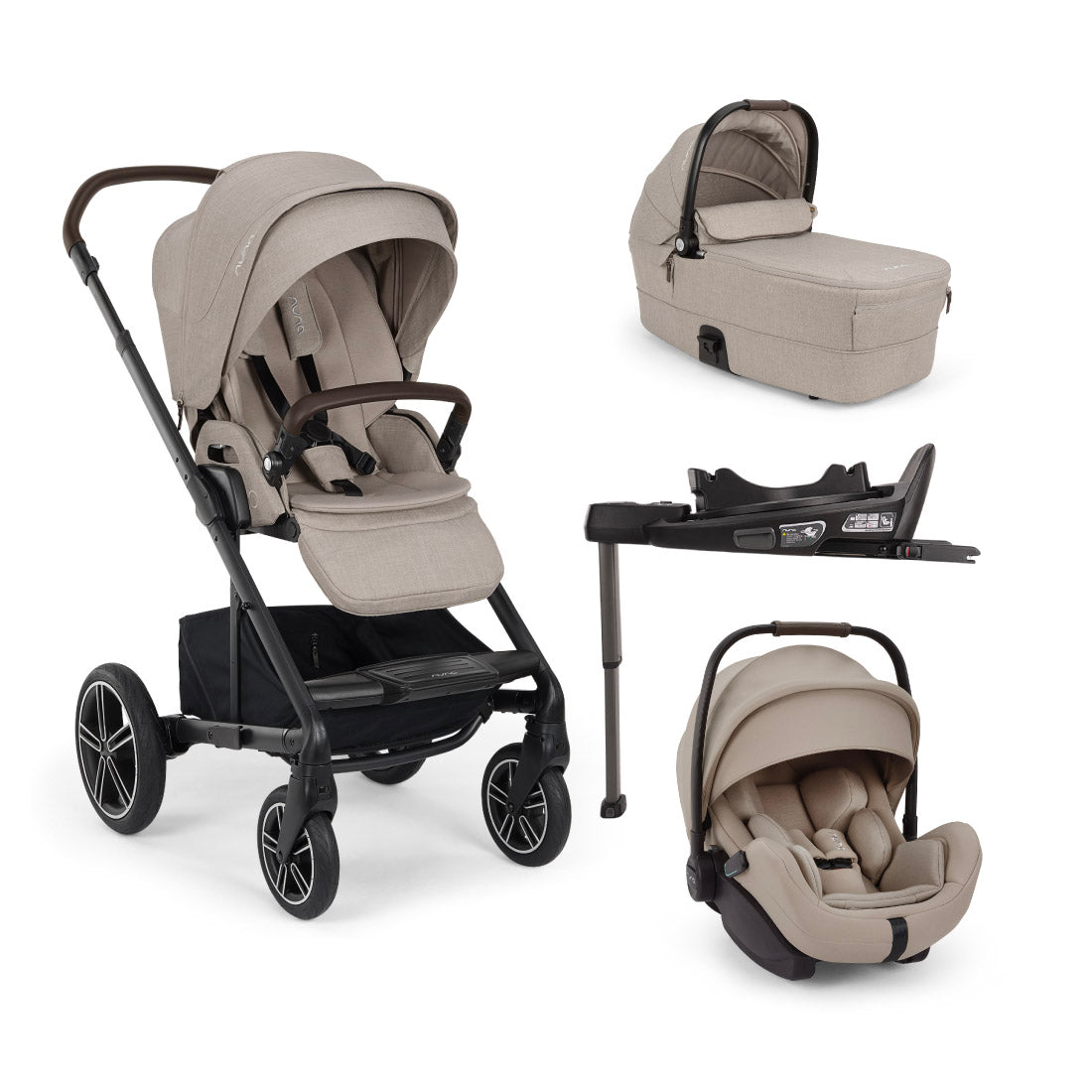 Nuna MIXX Next with ARRA Flex & Base Curv Travel System