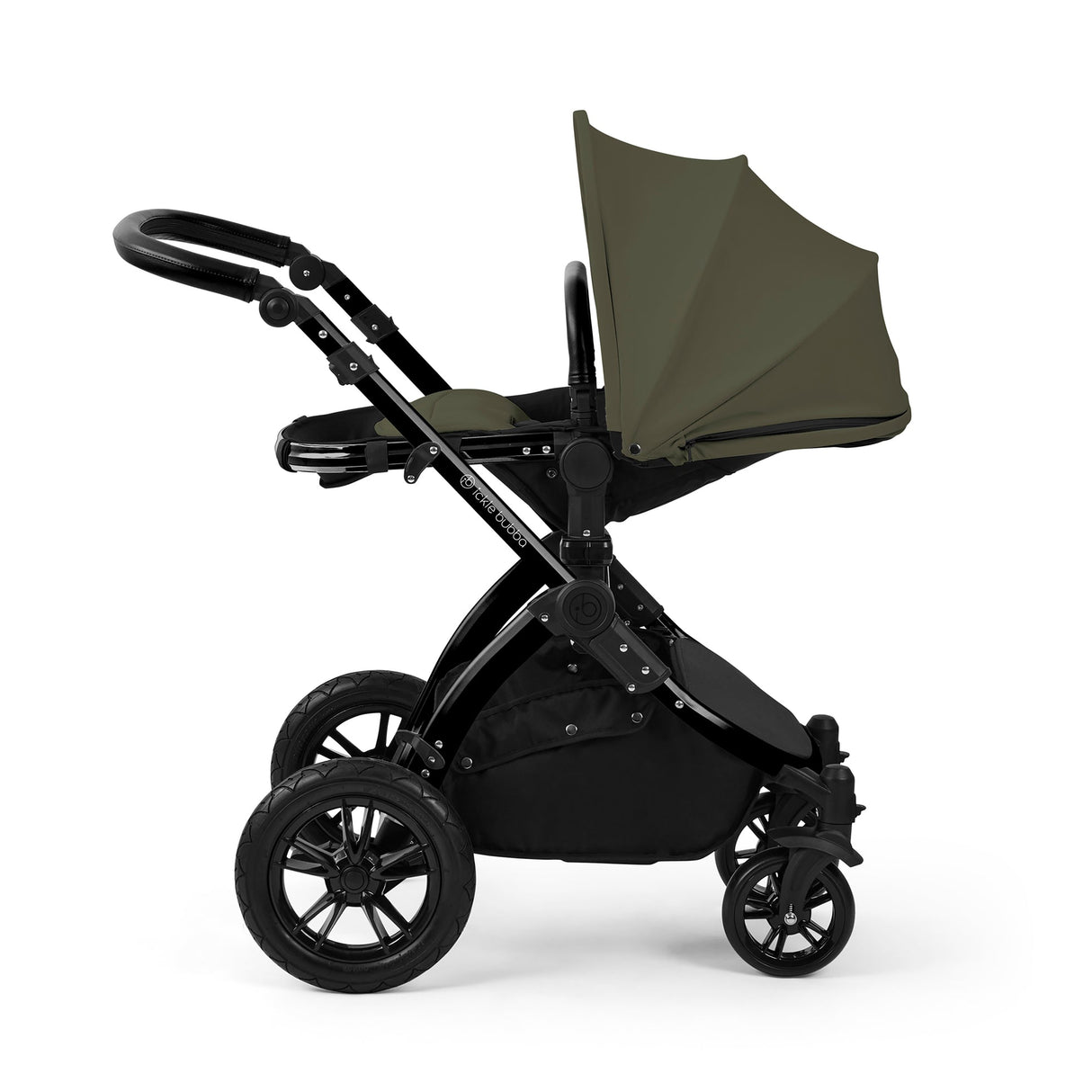 Ickle Bubba Stomp Luxe 12 Piece Travel System with i-Size Nimbus 180° Spin Car Seat & ISOFIX Base