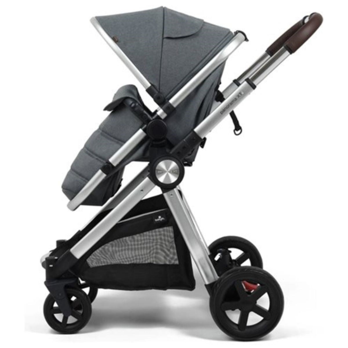 BabyLo Panorama XTi Premium Bundle & Travel System, Grey, Maxi Cosi Kori & Iora