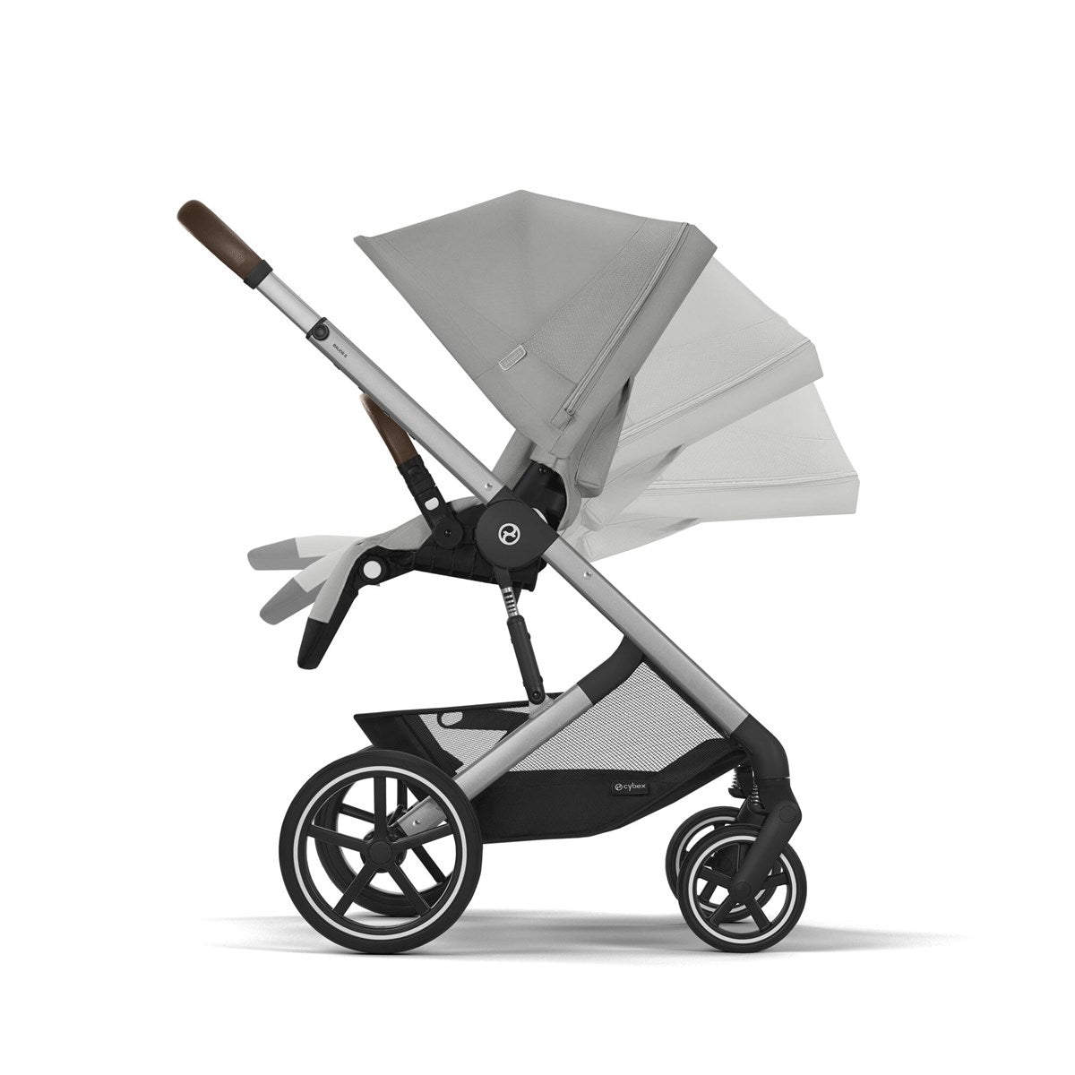 Cybex Balios S Lux Pushchair + Cot, Stone Grey