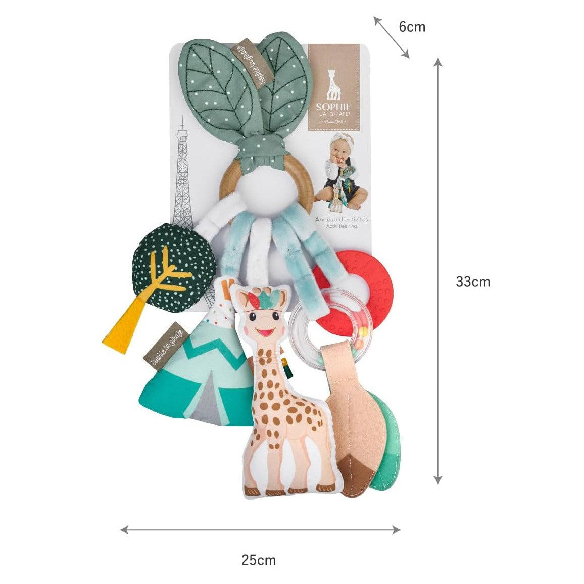 Sophie La Girafe Baby Soft Activity Ring Toy