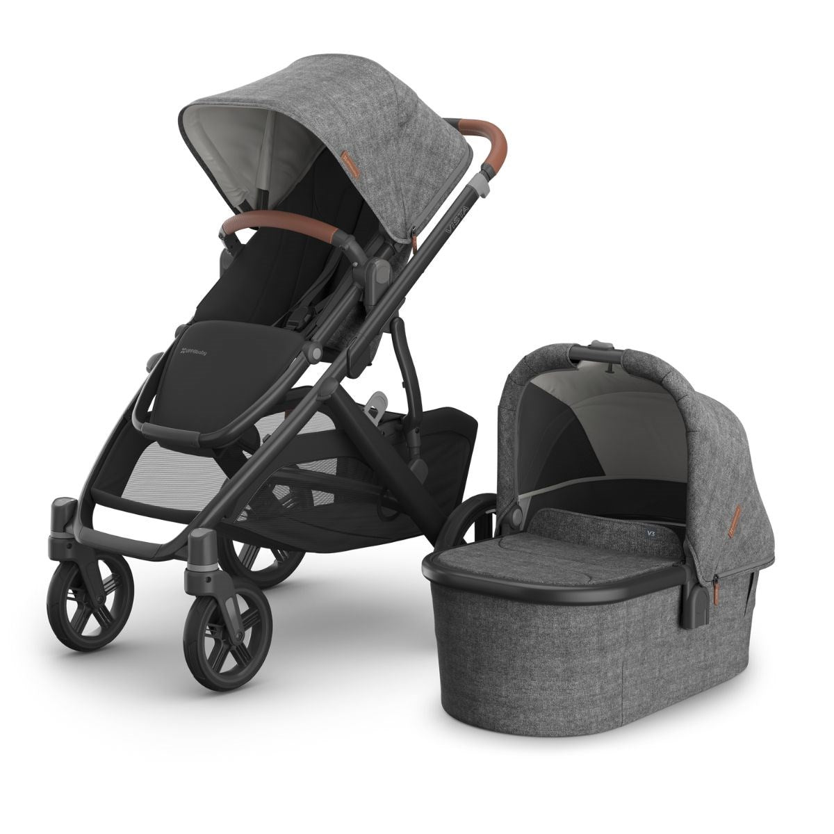 Uppababy Vista V3 Travel System,Greyson