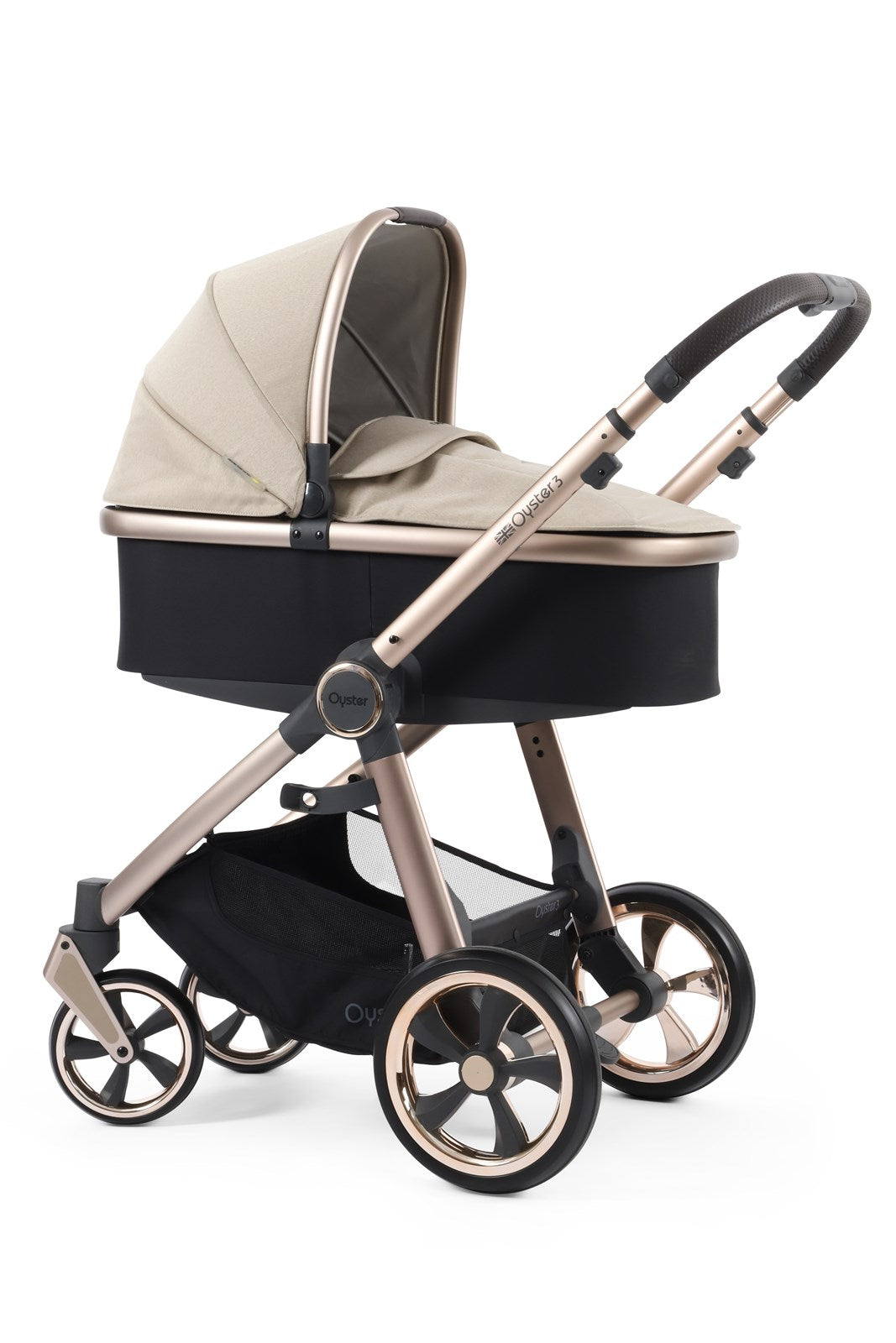 BabyStyle Oyster 3 Pram & Pushchair, Creme Brulee
