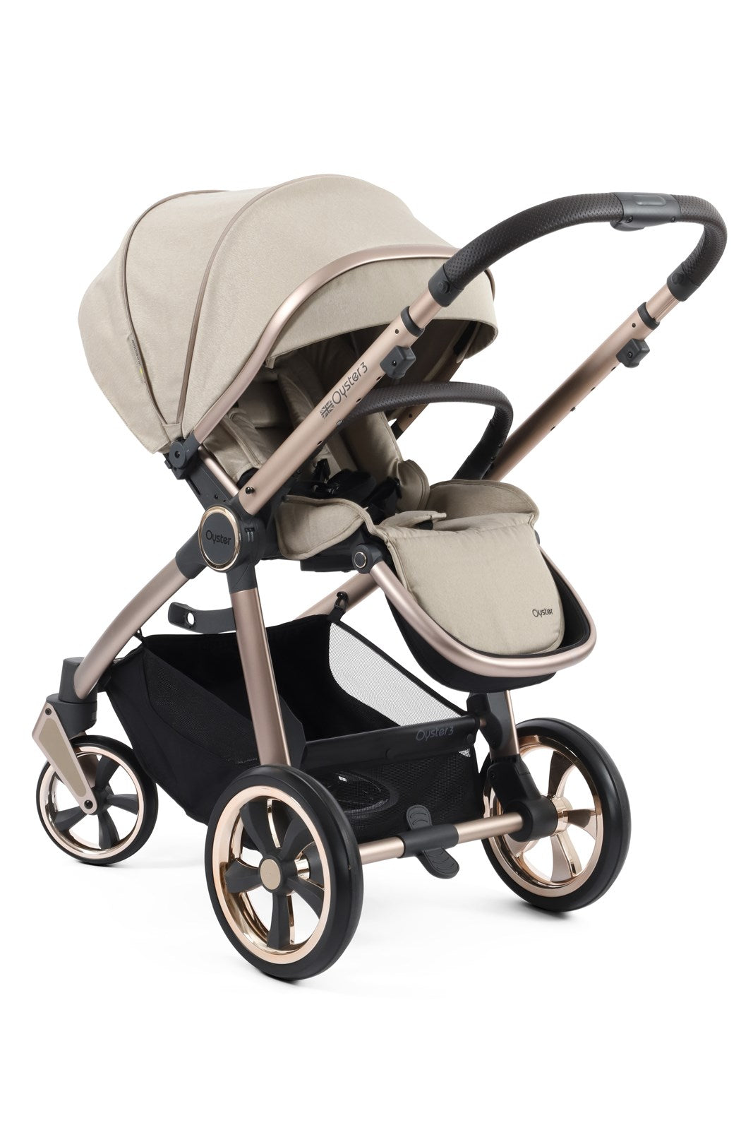 BabyStyle Oyster 3 Pram & Pushchair, Creme Brulee