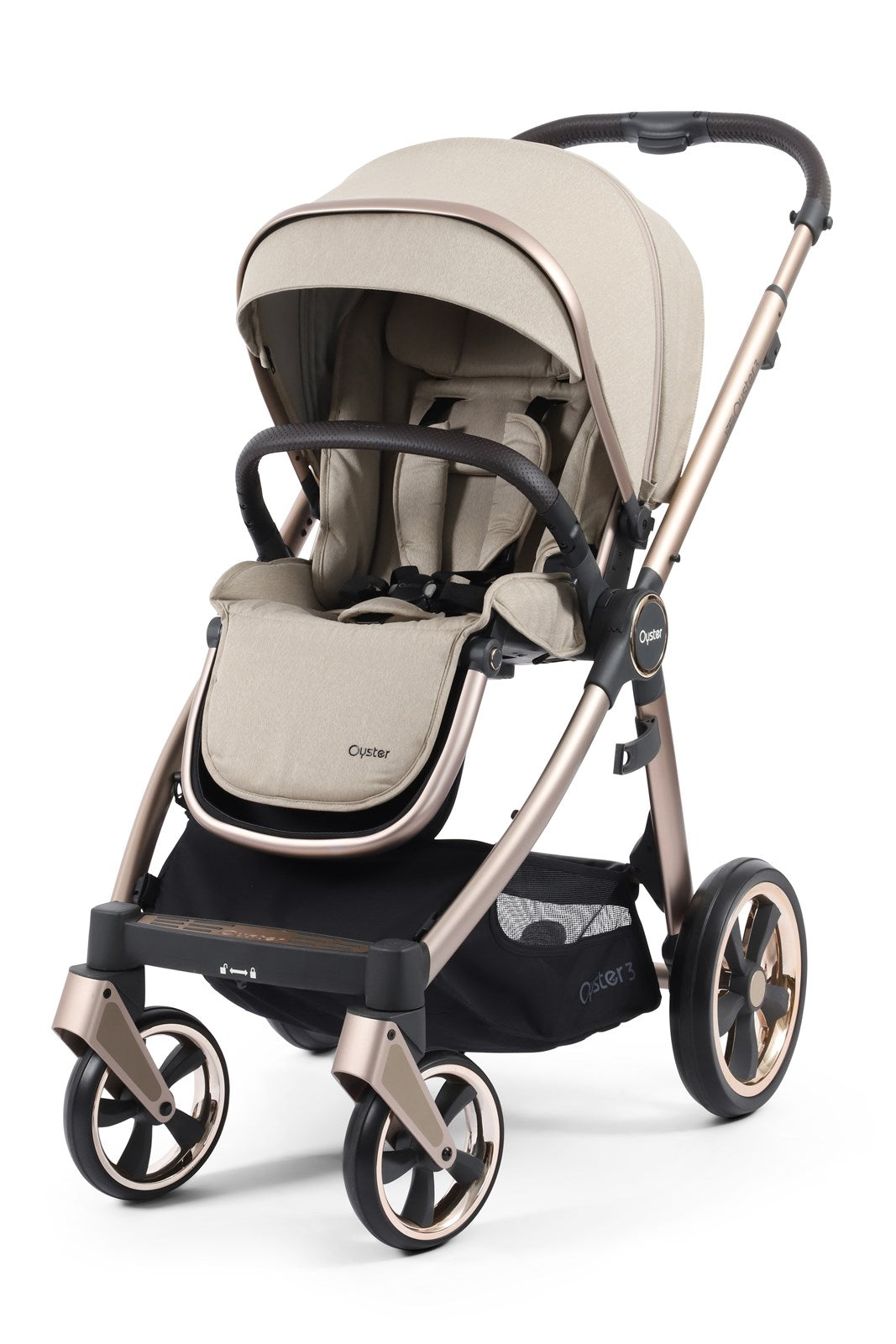BabyStyle Oyster 3 Pram & Pushchair, Creme Brulee
