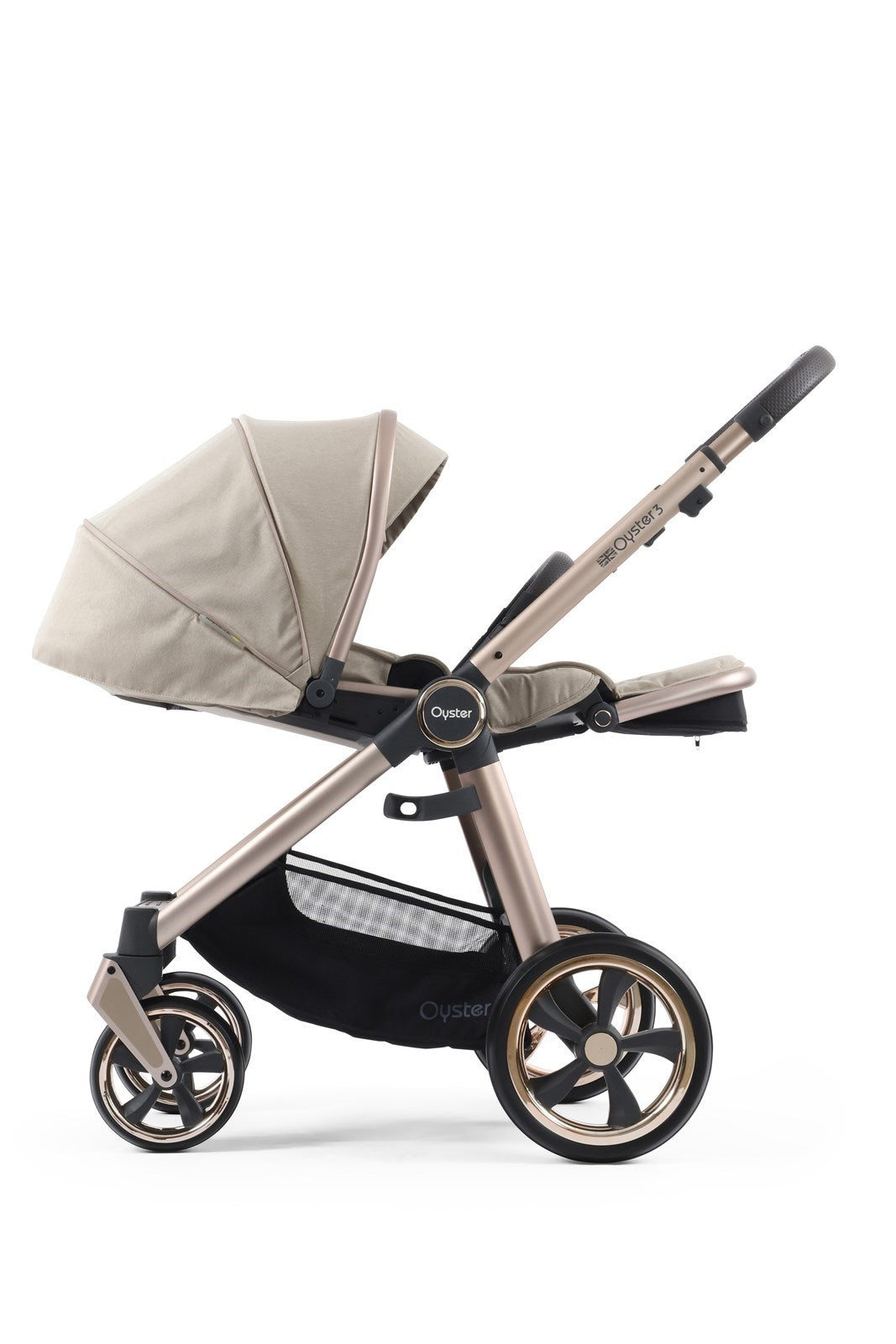 BabyStyle Oyster 3 Pram & Pushchair, Creme Brulee
