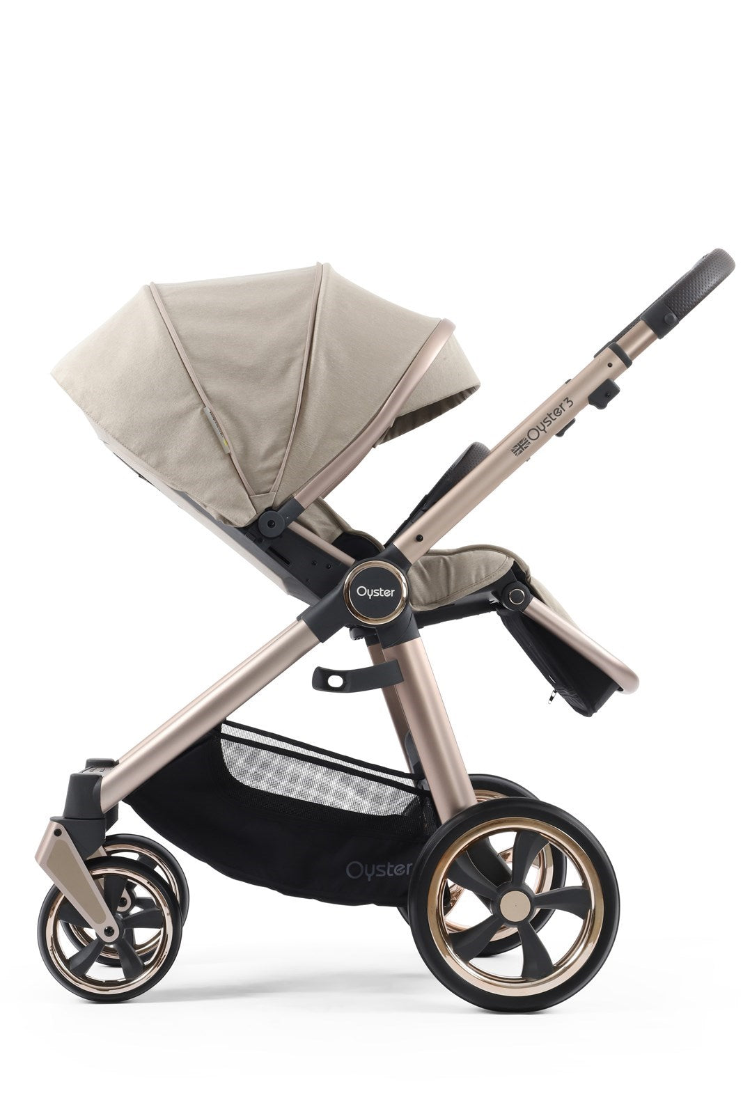 BabyStyle Oyster 3 Pram & Pushchair, Creme Brulee
