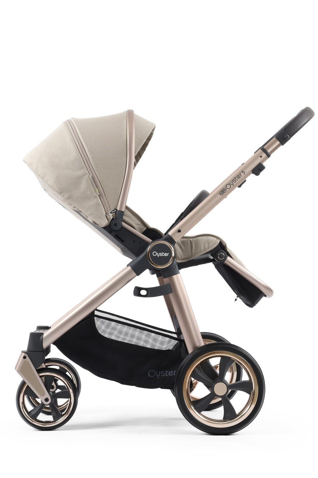 BabyStyle Oyster 3 Pram & Pushchair, Creme Brulee