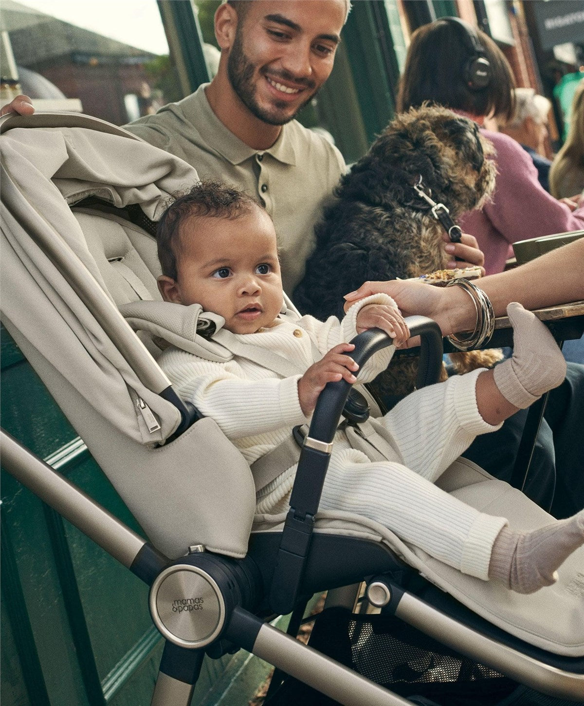 Mamas & Papas Vardo Essential Travel & Nursery Bundle, Shell