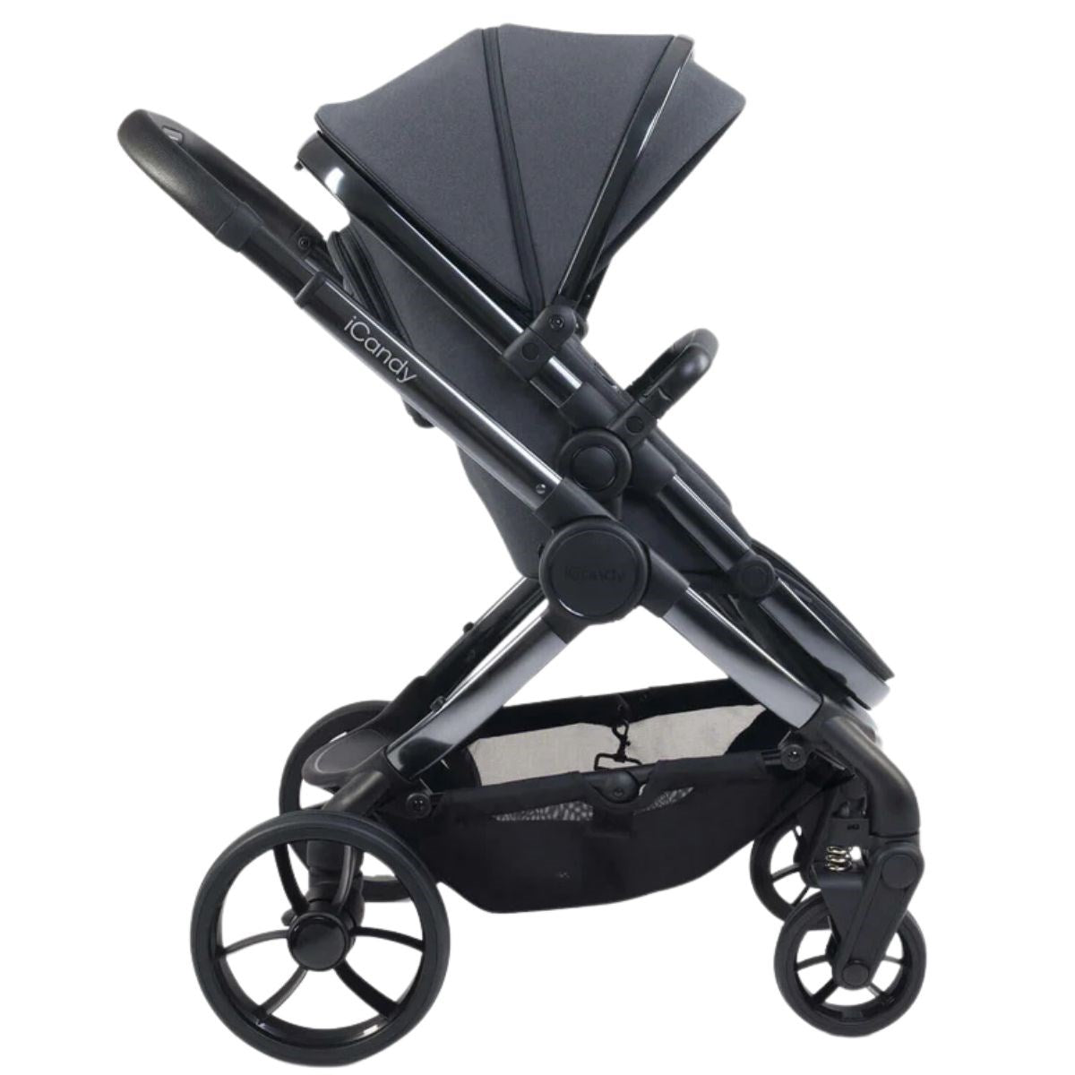iCandy Peach 7 Travel System With Cybex Cloud T & Base T, Dark Grey