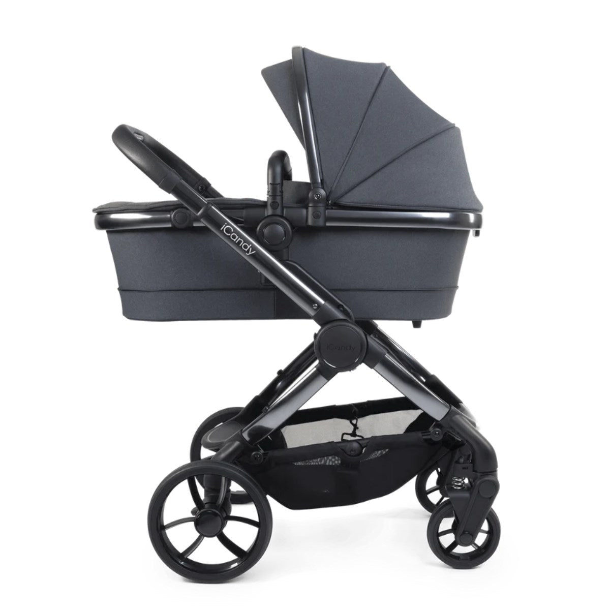 iCandy Peach 7 Travel System With Cybex Cloud T & Base T, Dark Grey