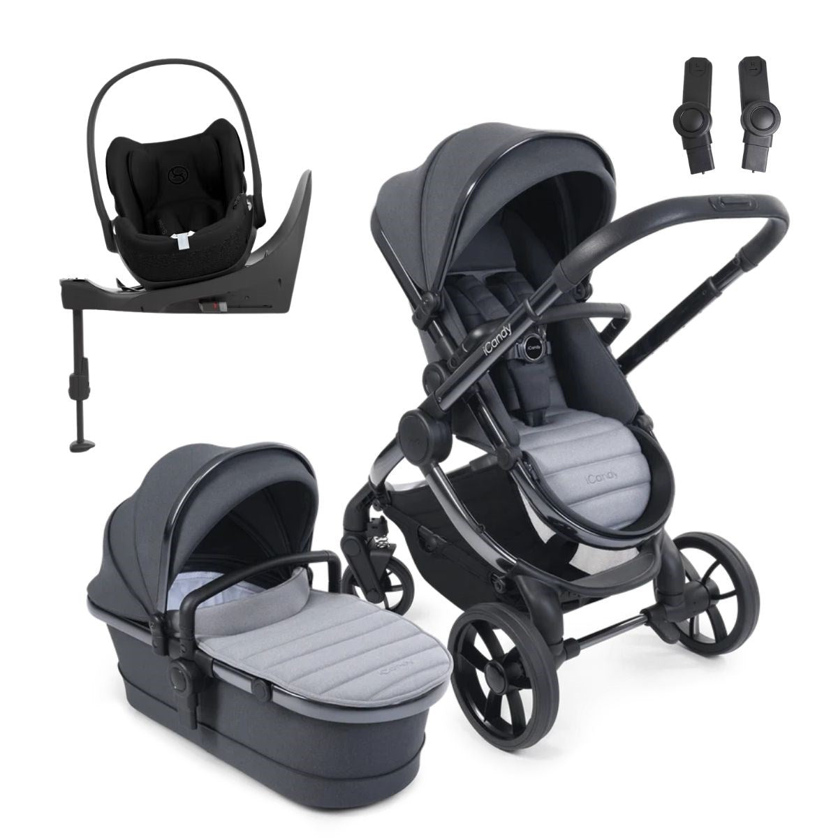 iCandy Peach 7 Travel System With Cybex Cloud T & Base T, Truffle