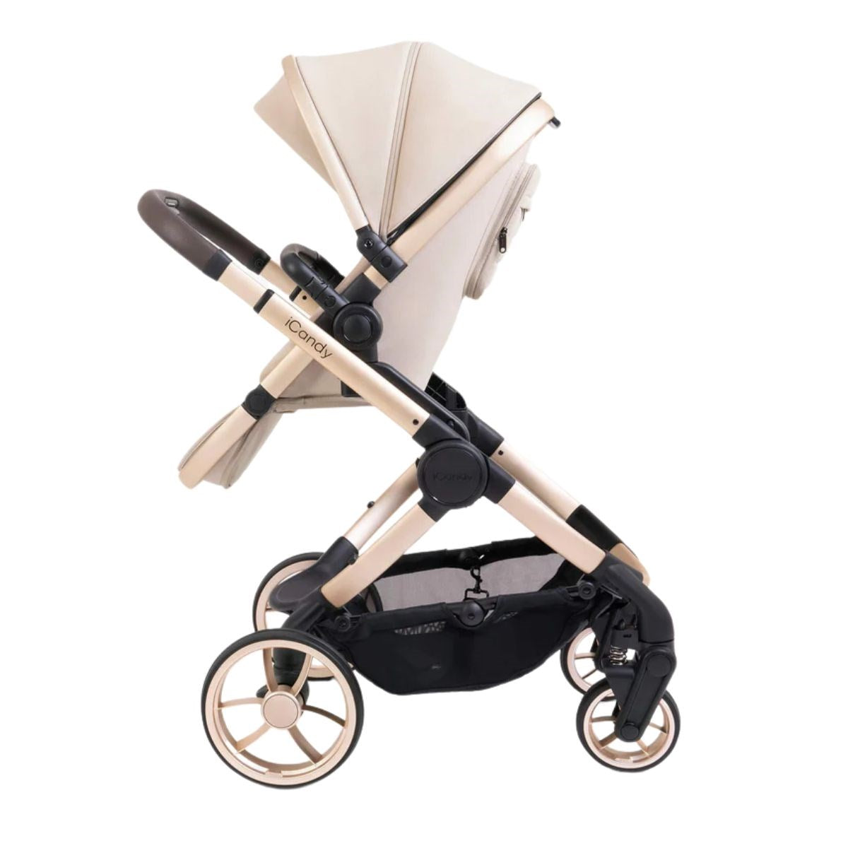 iCandy Peach 7 Travel System With Cybex Cloud T & Base T, Biscotti Edition