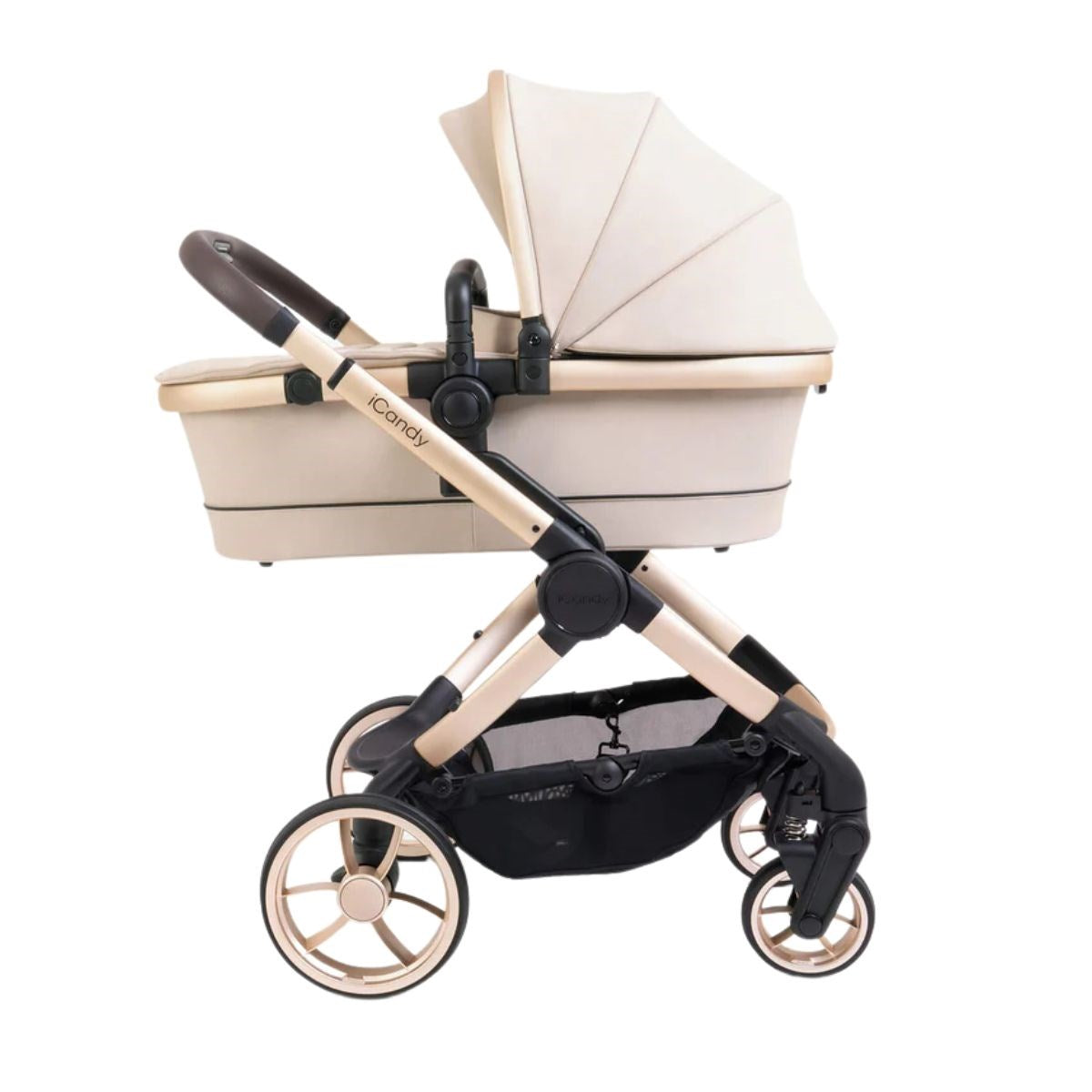 iCandy Peach 7 Travel System With Cybex Cloud T & Base T, Biscotti Edition