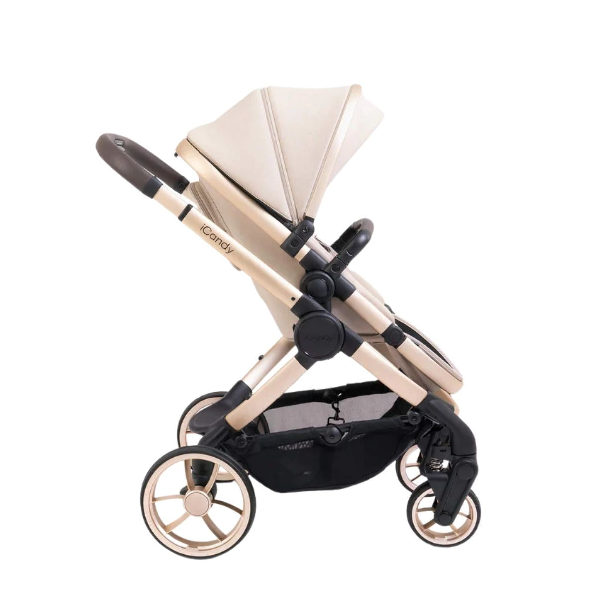 iCandy Peach 7 Travel System With Cybex Cloud T & Base T, Biscotti Edition