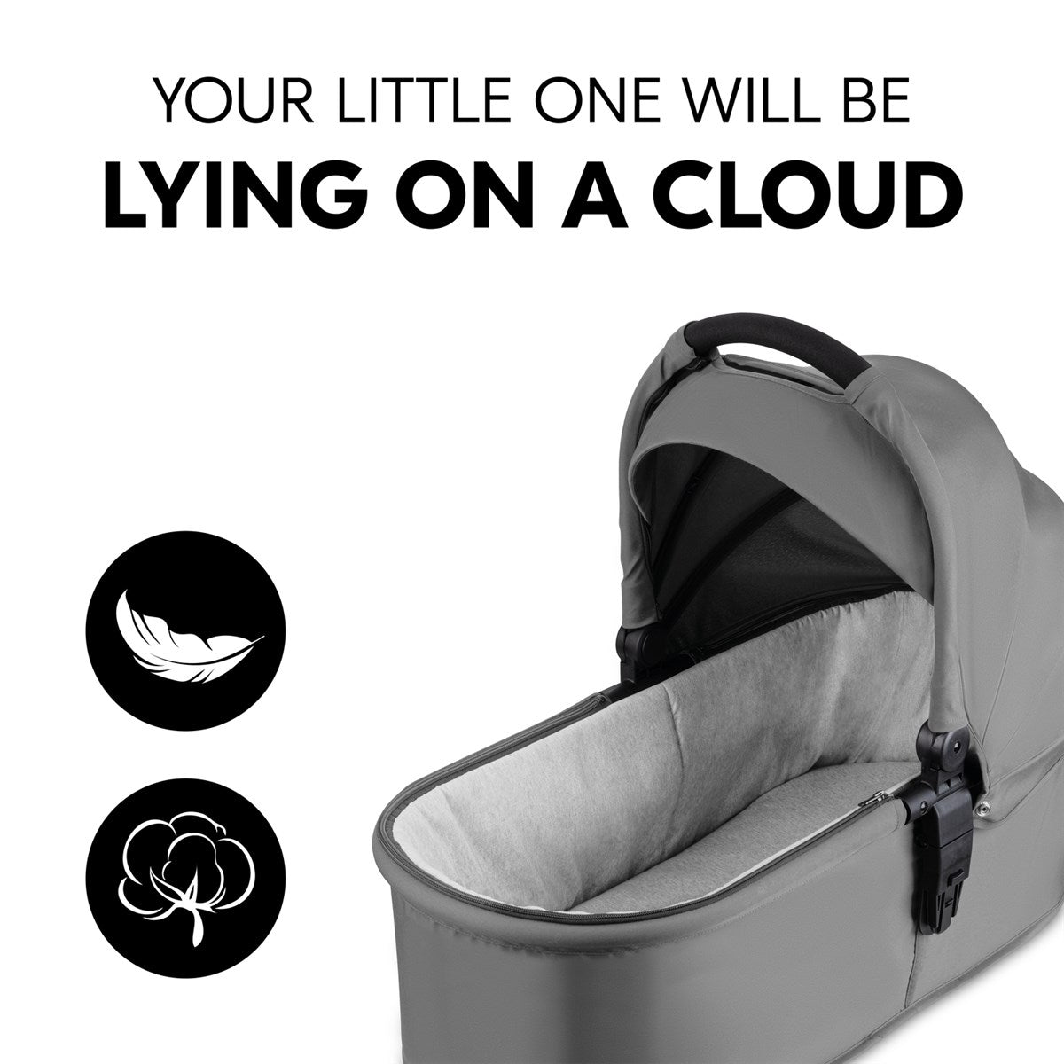 Hauck Shop N Care Essential Travel & Nursery Bundle, Grey