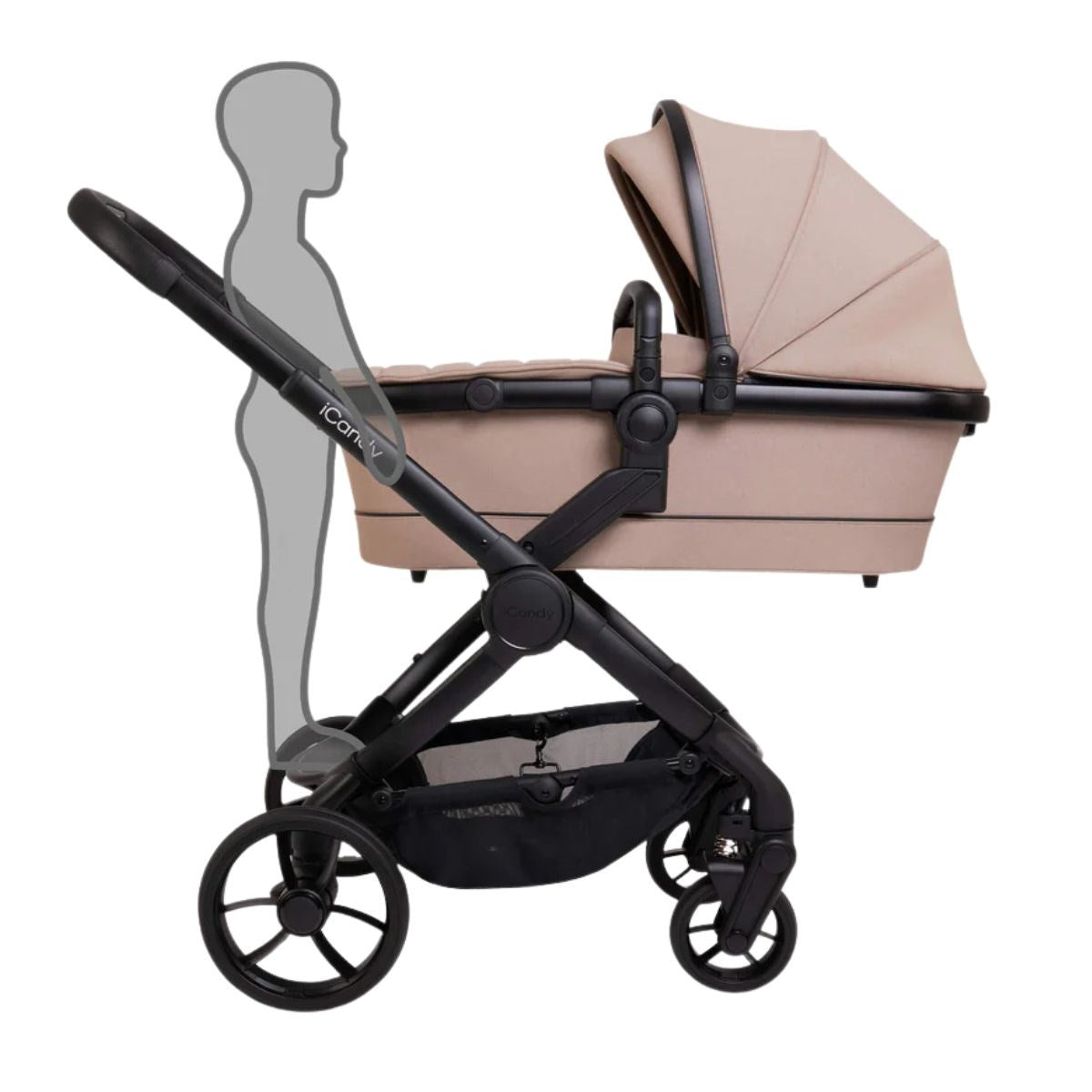 iCandy Peach 7 travel System With Pebble 360 Pro² Car Seat And Family Fix Base, Cookie