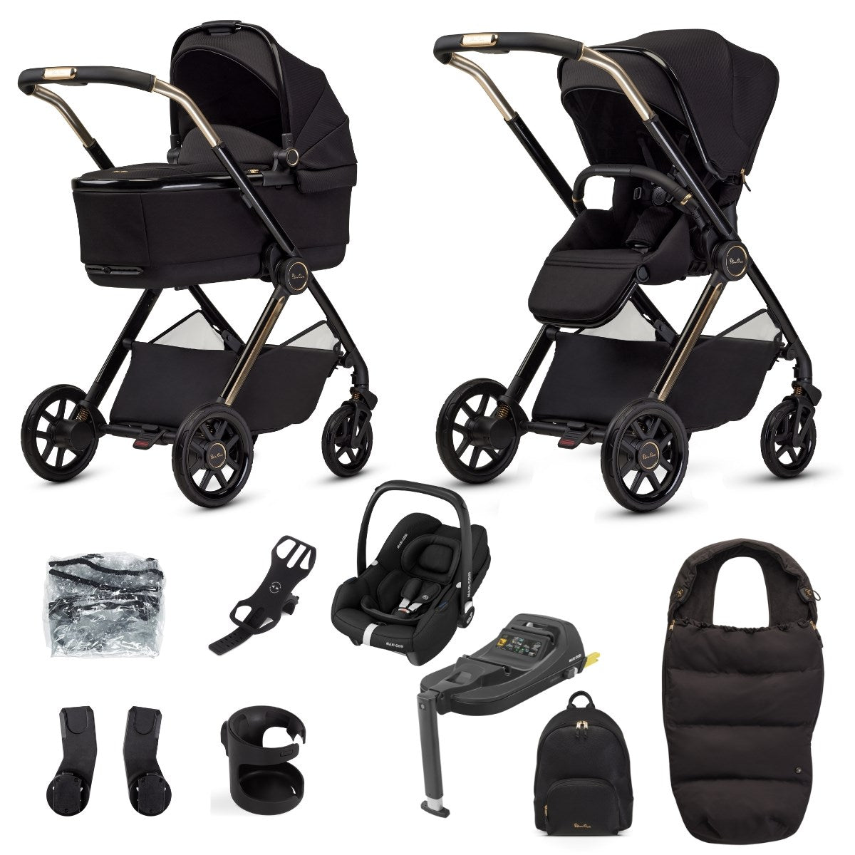 Silver Cross Reef 2 Special Edition Bundle & Maxi Cosi CabrioFix - Espresso