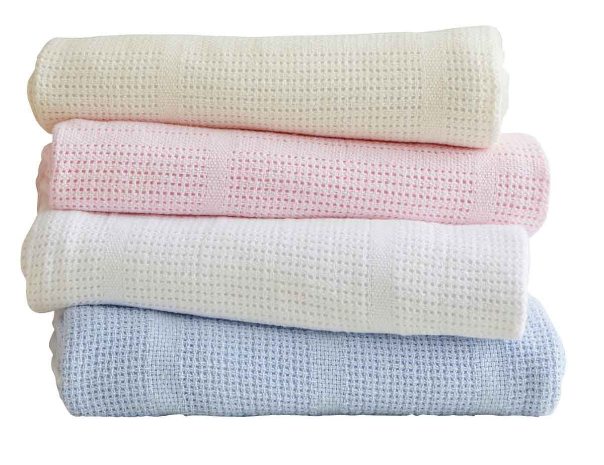 Clair De Lune Cellular Pram Blanket