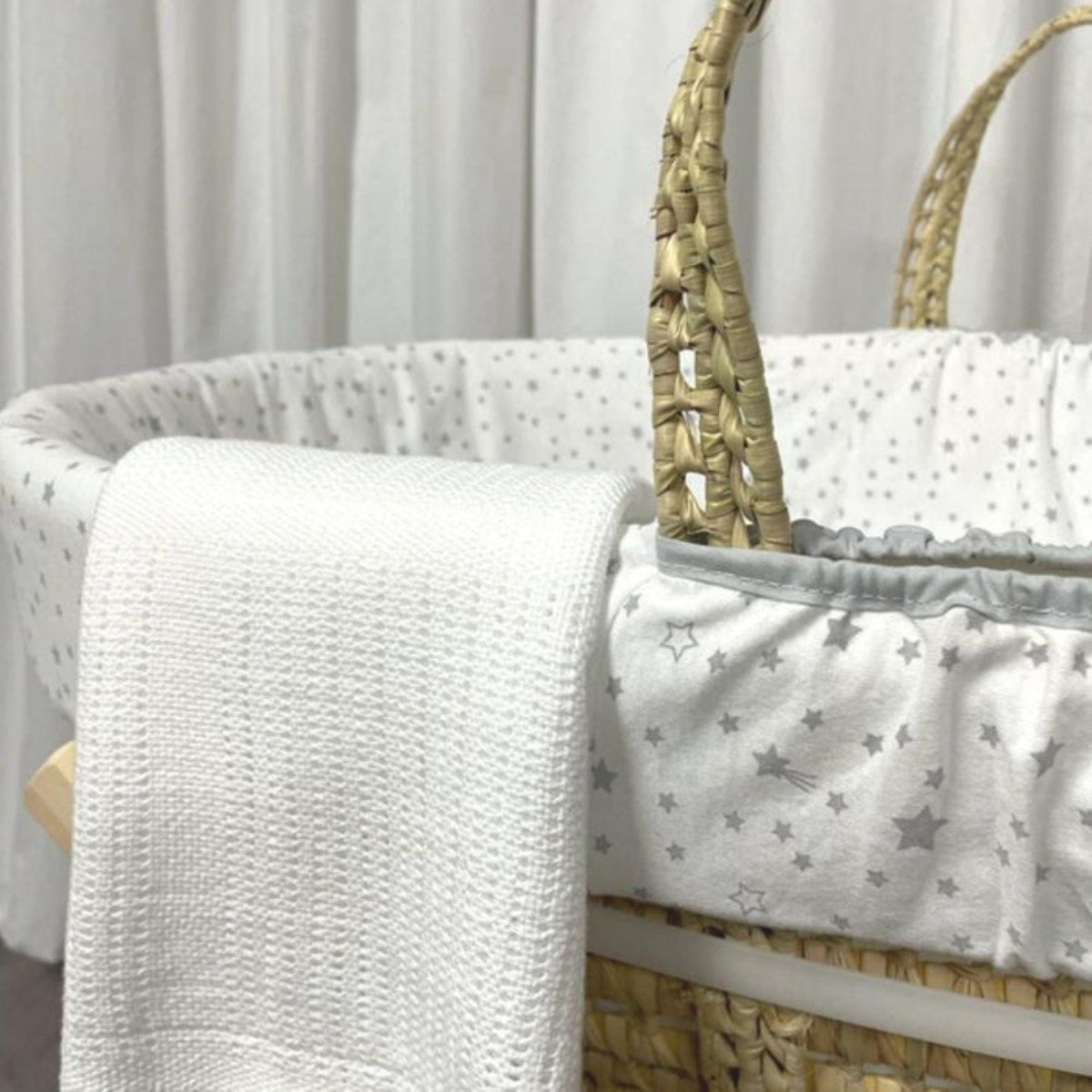 Clair De Lune Cellular Pram Blanket