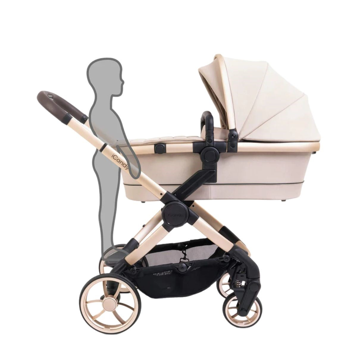 iCandy Peach 7 Luxury Travel System, Cybex Cloud T, Biscotti Edition