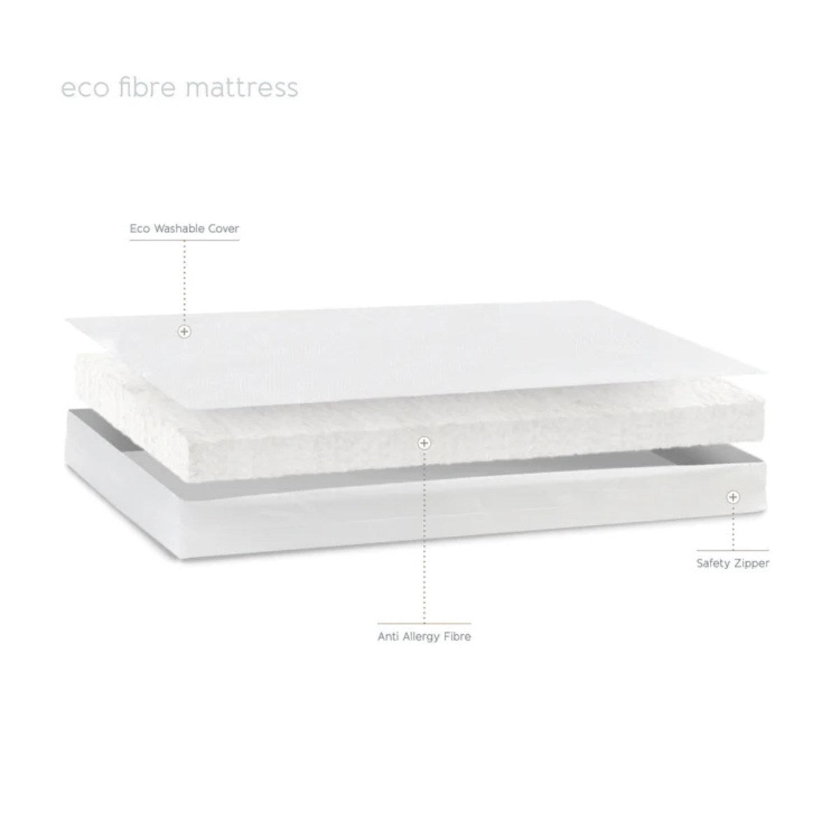Baby Elegance Eco Fibre Foldable Travel Cot Mattress