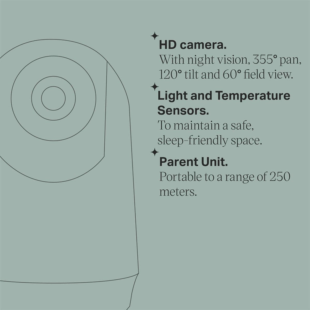 Tommee Tippee Dreamview Audio and HD Video Baby Monitor