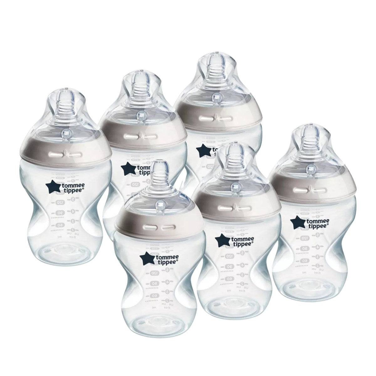 Tommee Tippee Natural Start Baby Bottles, 6 Pack