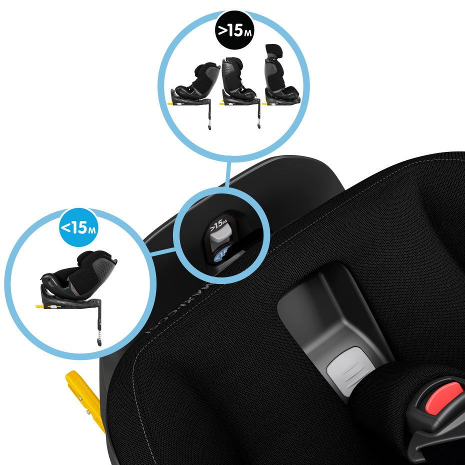 Maxi-Cosi Maxi-Cosi Emerald 360 Pro Swivel Rotating i-Size Car Seat 40-150cm 0-12 Years