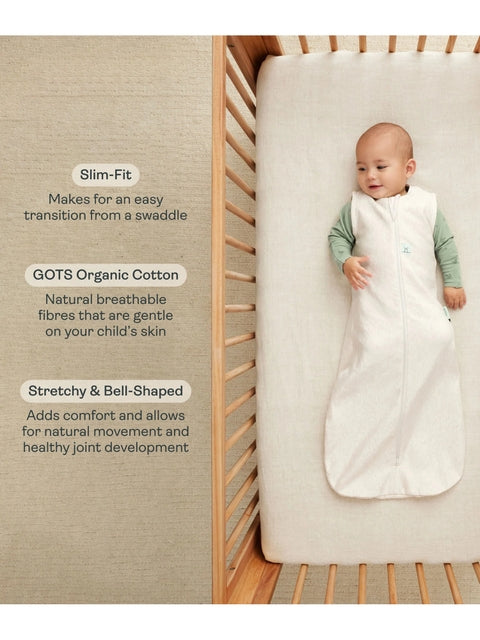 ergoPouch - Organic Winter Jersey Sleeping Bag - Daisy 2.5 TOG