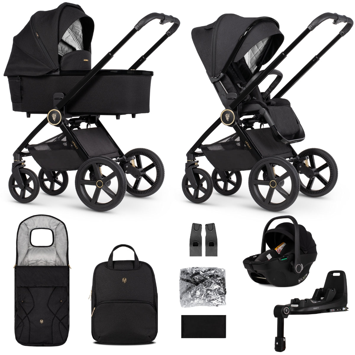 Venicci Upline 2 Travel System + 360 Base Bundle