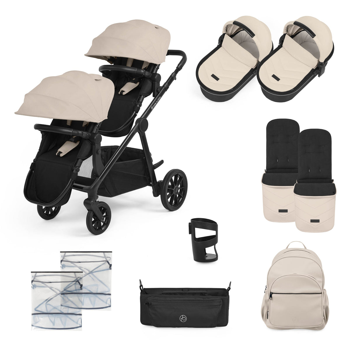 Ickle Bubba Virgo 12 Piece Twin Pram