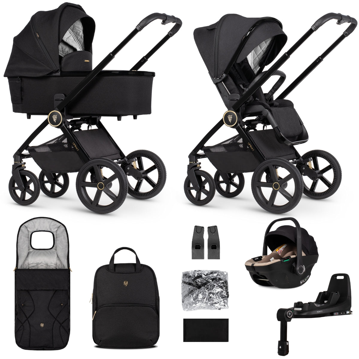 Venicci Upline 2 Travel System + 360 Base Bundle
