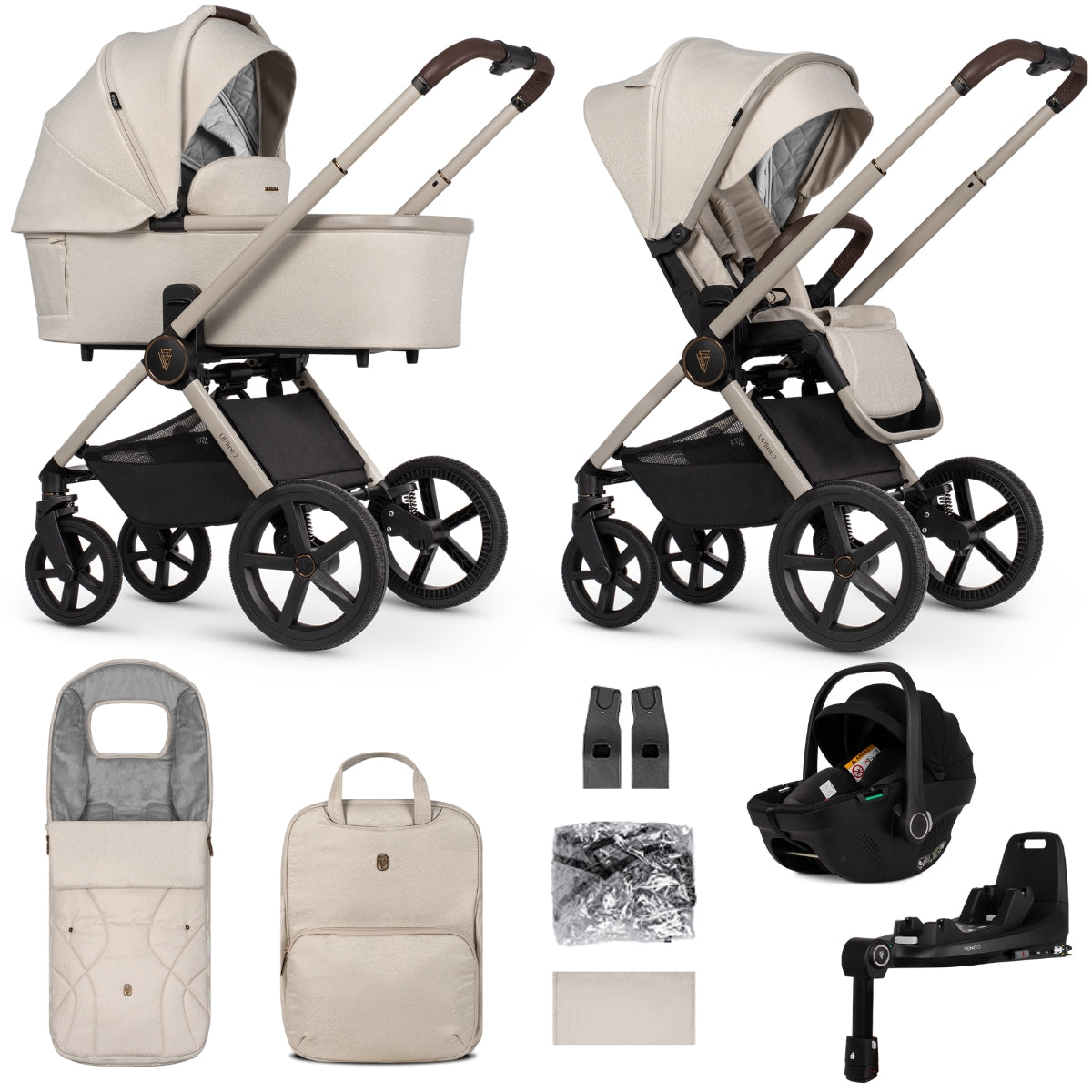 Venicci Upline 2 Travel System + 360 Base Bundle