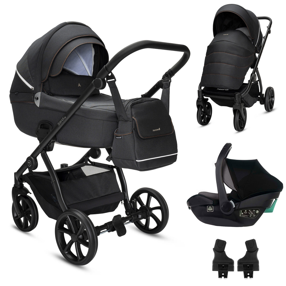 Noordi Fjordi V2 3in1 with Travel Carrier Car Seat