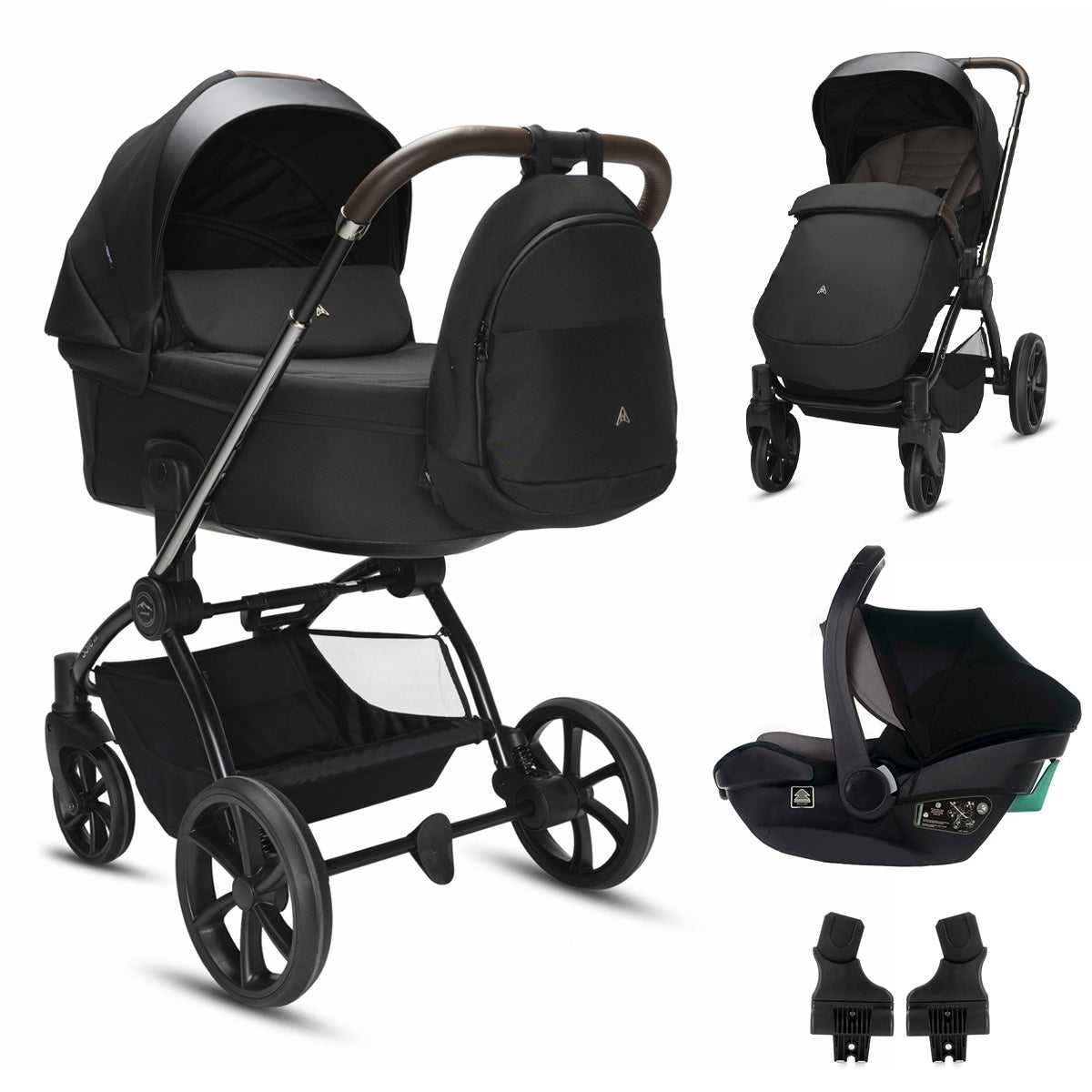 Noordi Sole V3 - 3in1 Travel System with ThermoCot Carrycot + Travel Carrier i-Size Car Seat