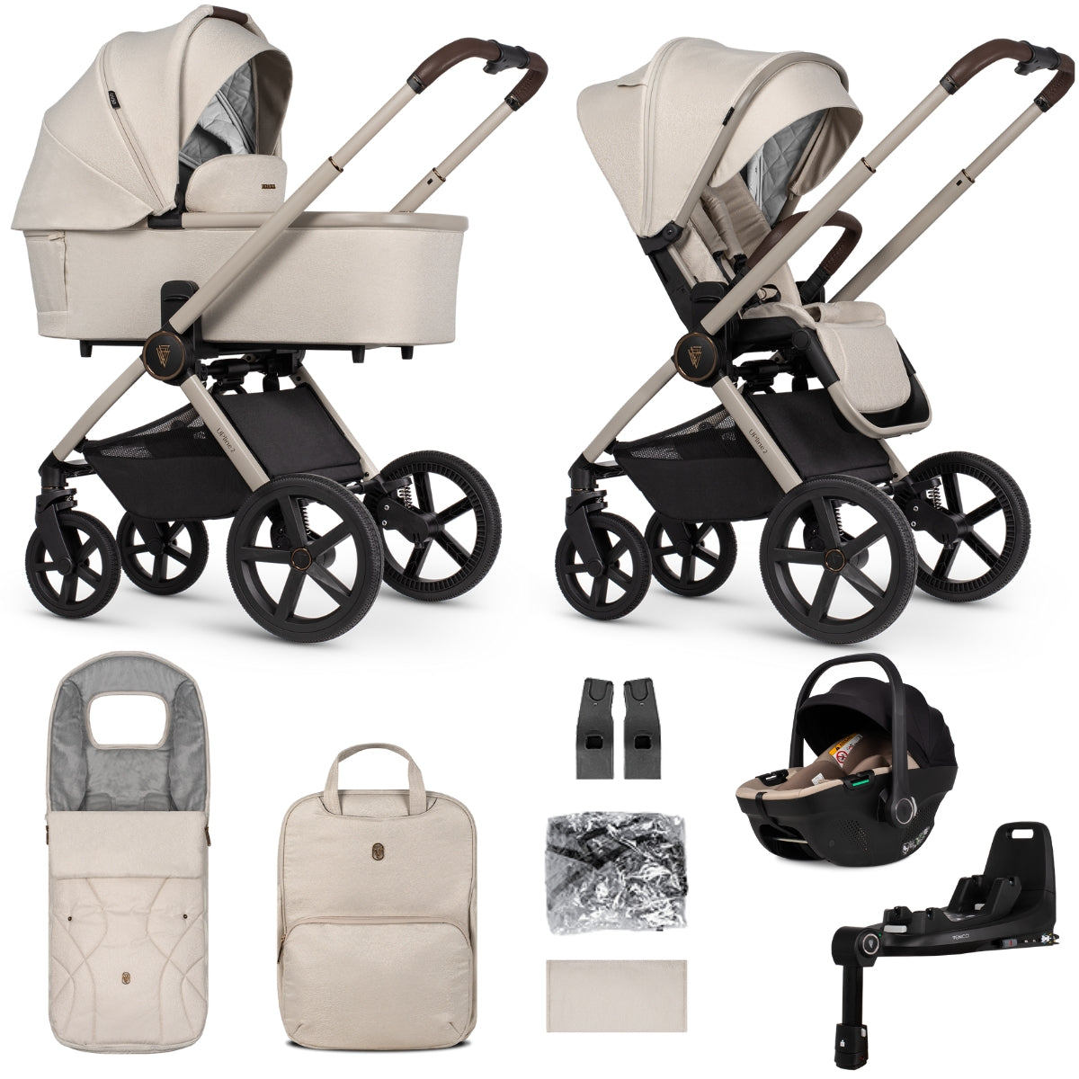 Venicci Upline 2 Travel System + 360 Base Bundle