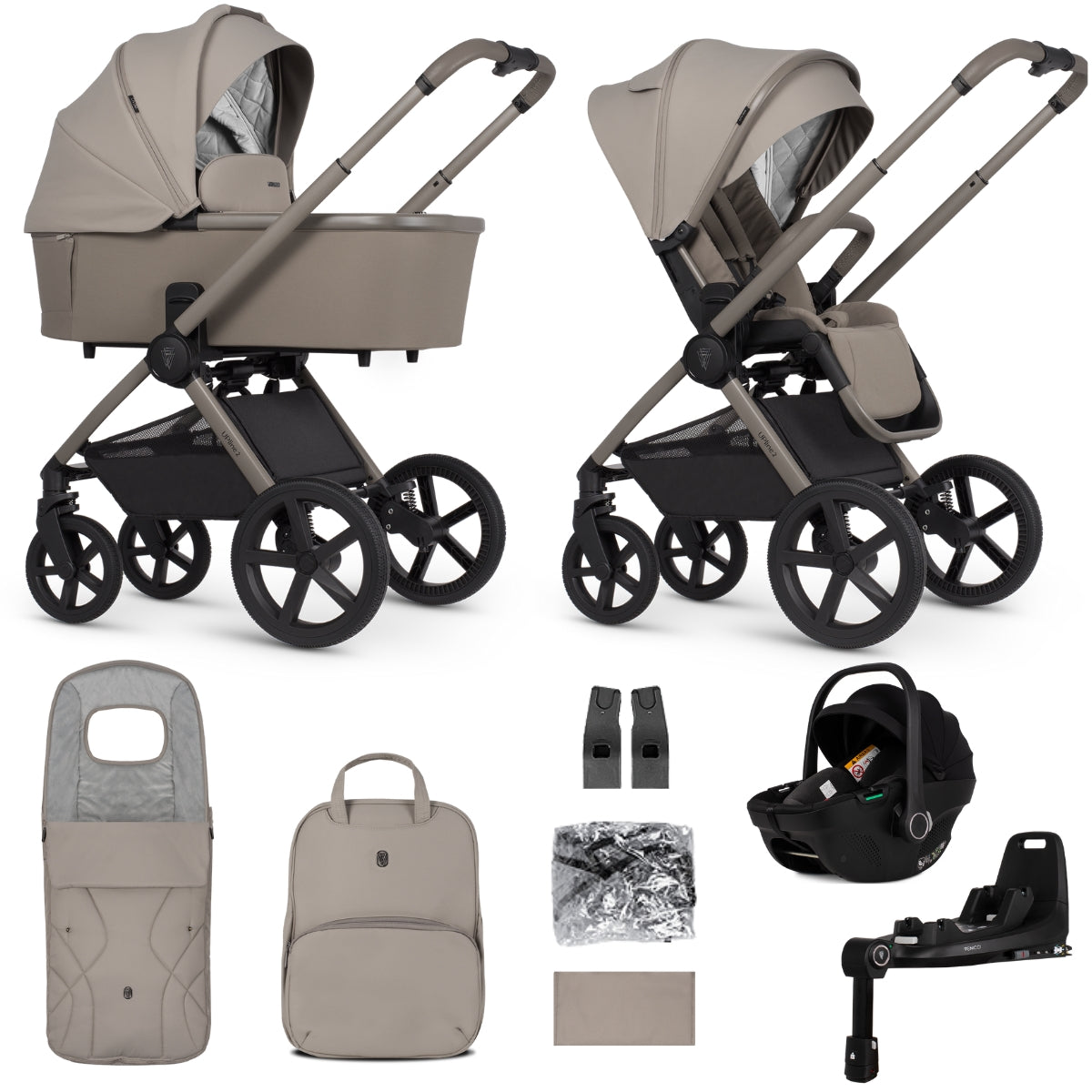 Venicci Upline 2 Travel System + 360 Base Bundle