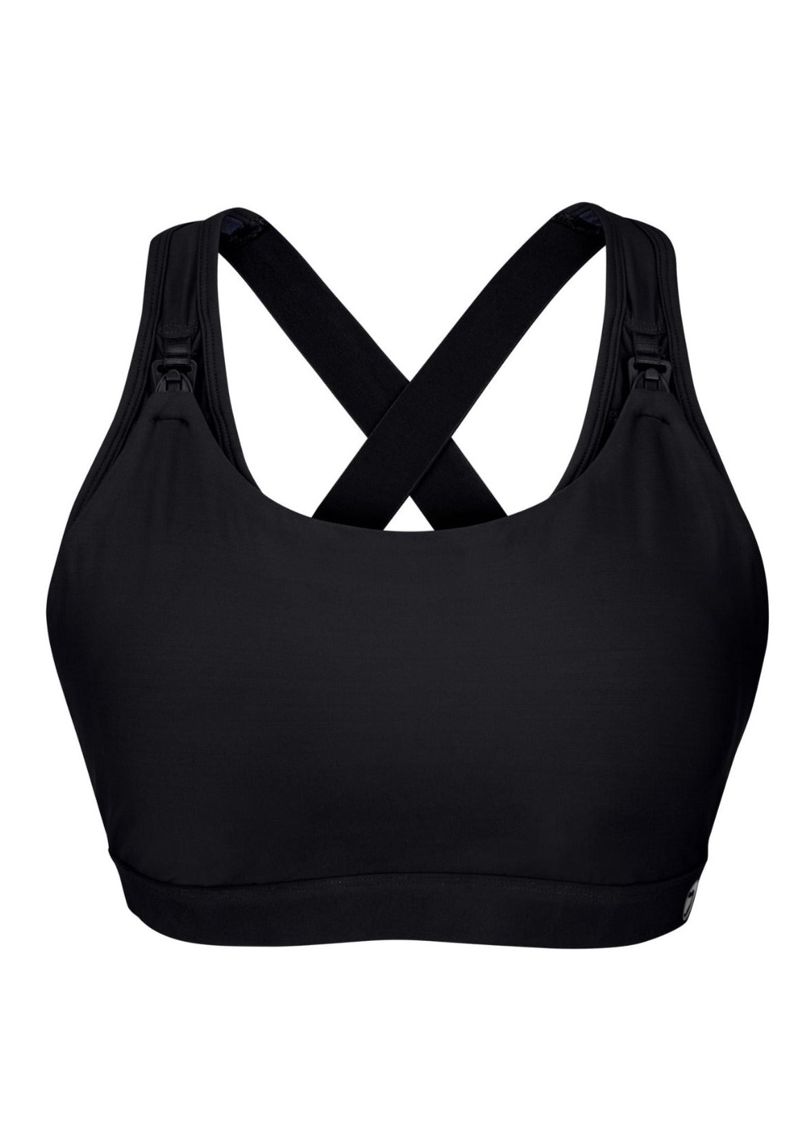 Nursing Sports Bra - Artemis Jet Black (B-G cup)