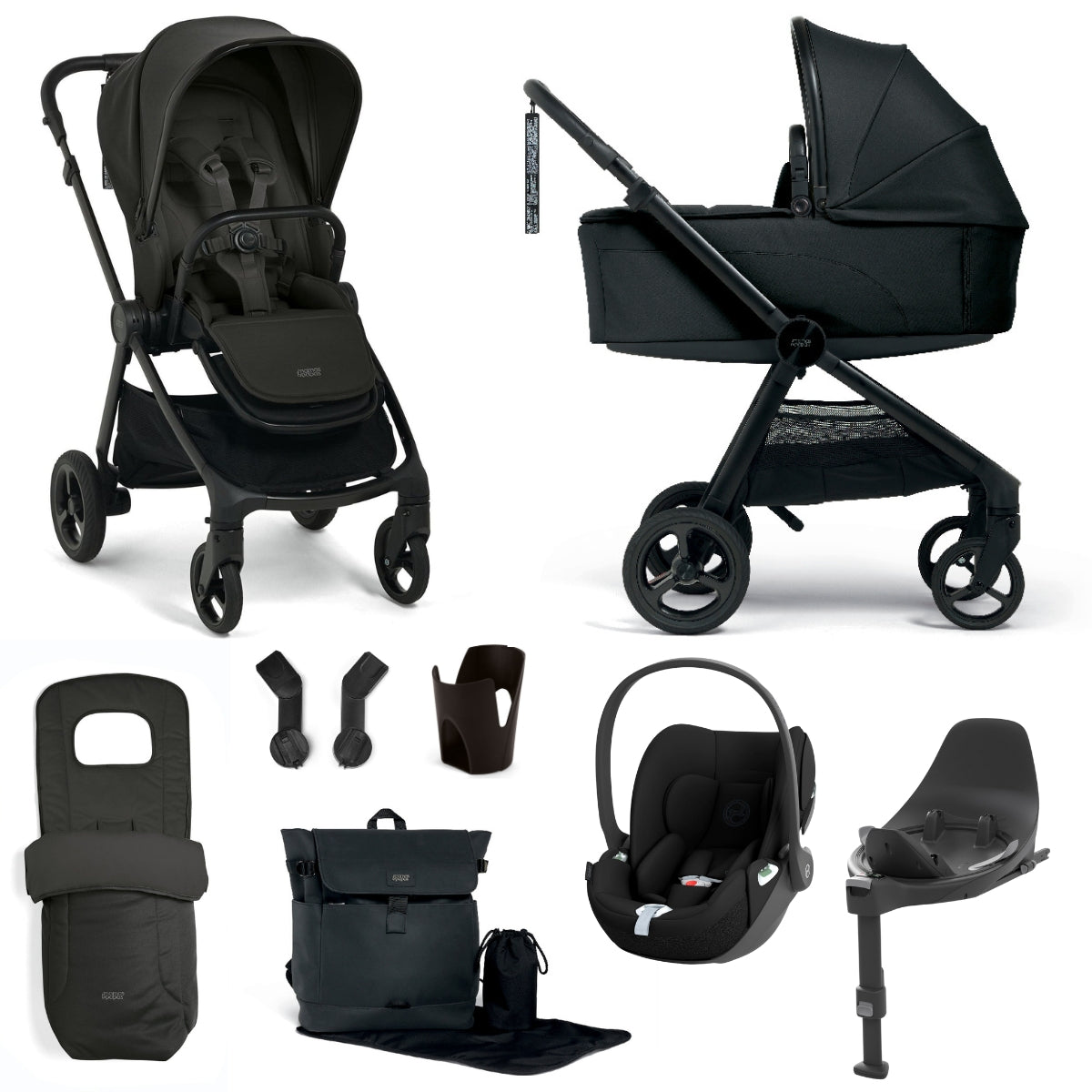 Mamas & Papas Vardo Travel System Bundle with Cloud T 360 Car Seat