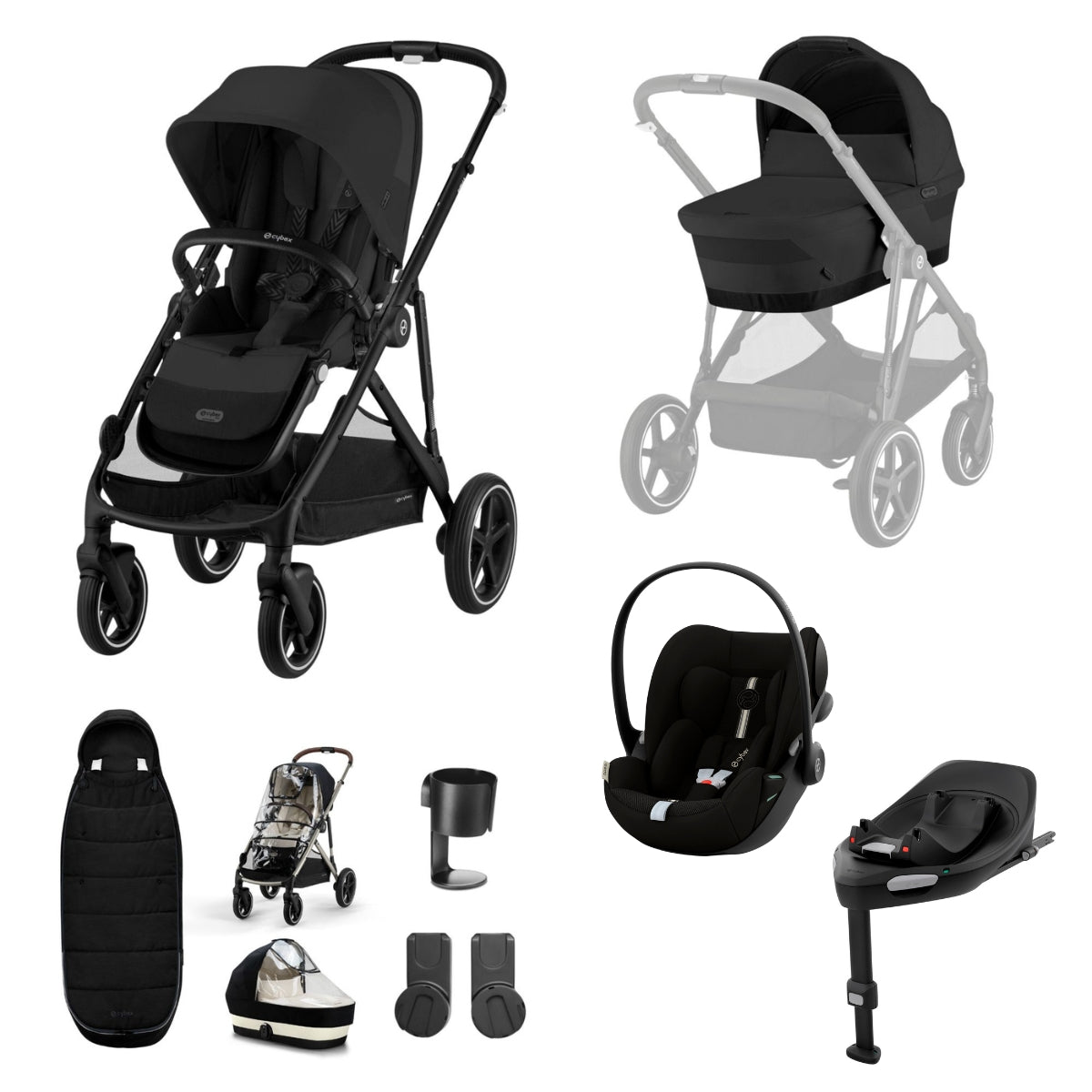 Cybex Gazelle S 11 Piece Travel System Bundle with Cloud G Plus