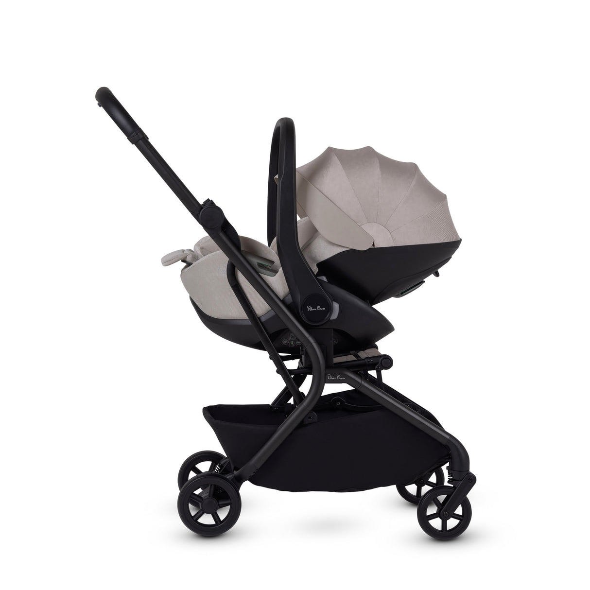 Silver Cross Nia Compact Travel System with Glide 360 Car Seat & Base