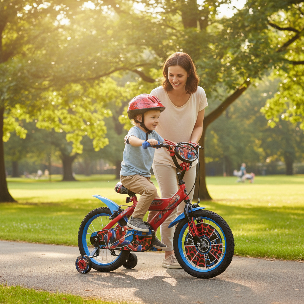 Huffy 16" Spider-man Kids Bike, Age 5-7