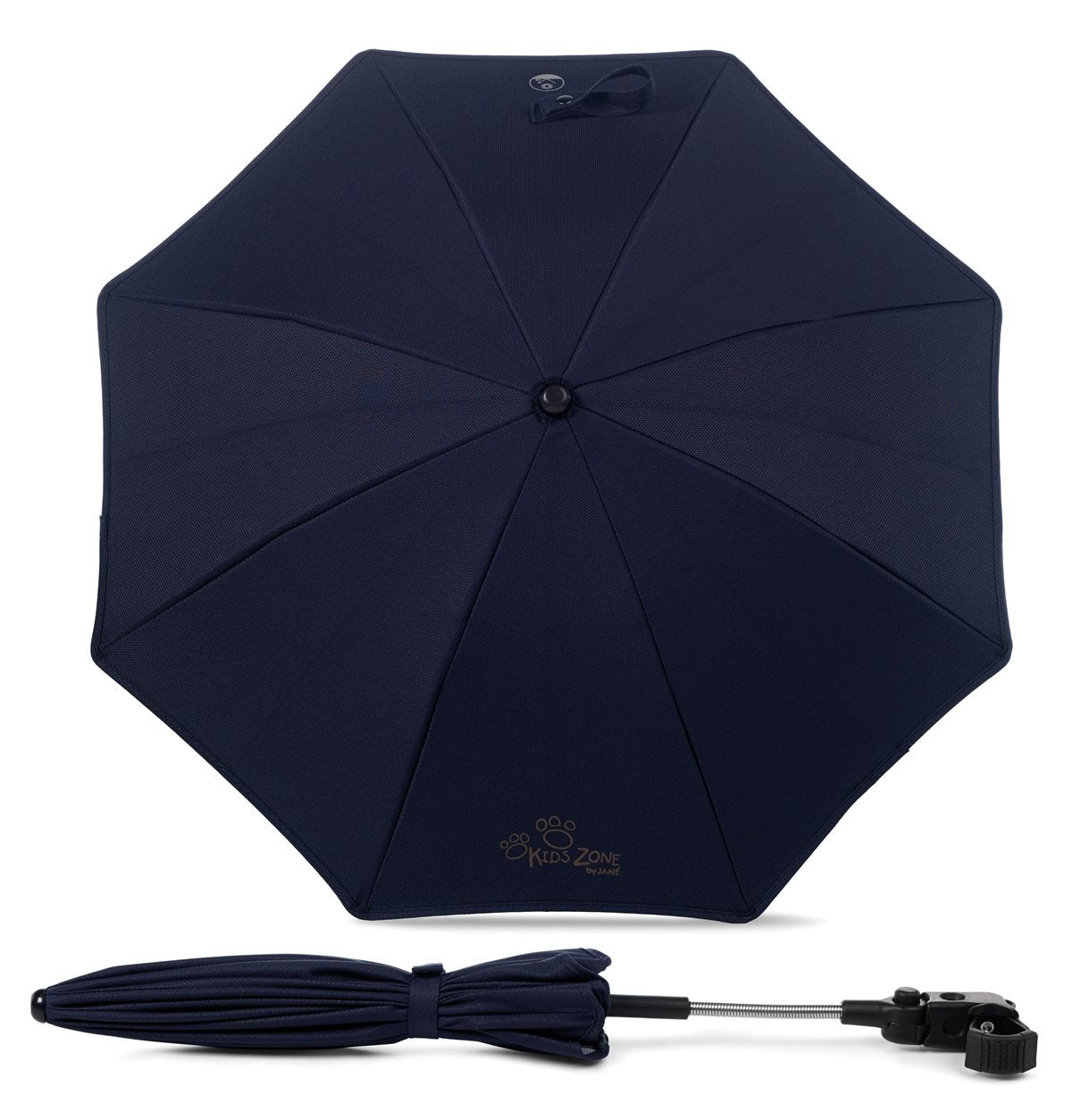 Anti‑UV Sun Parasol with Universal Flex Clamp to fit Strollers, Prams & Pushchairs