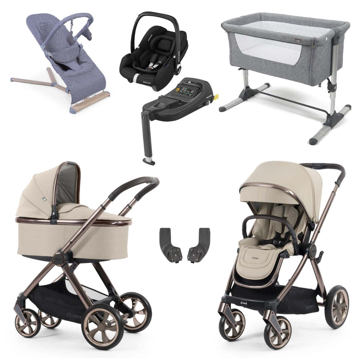 Babystyle Oyster 4 Essential Travel & Nursery Bundle