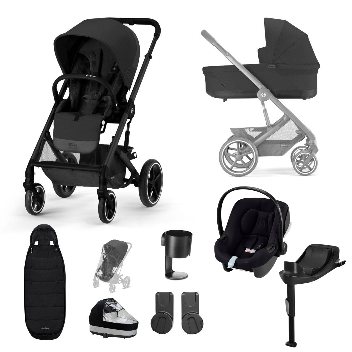 Cybex Balios S Lux 10 Piece Travel System Bundle
