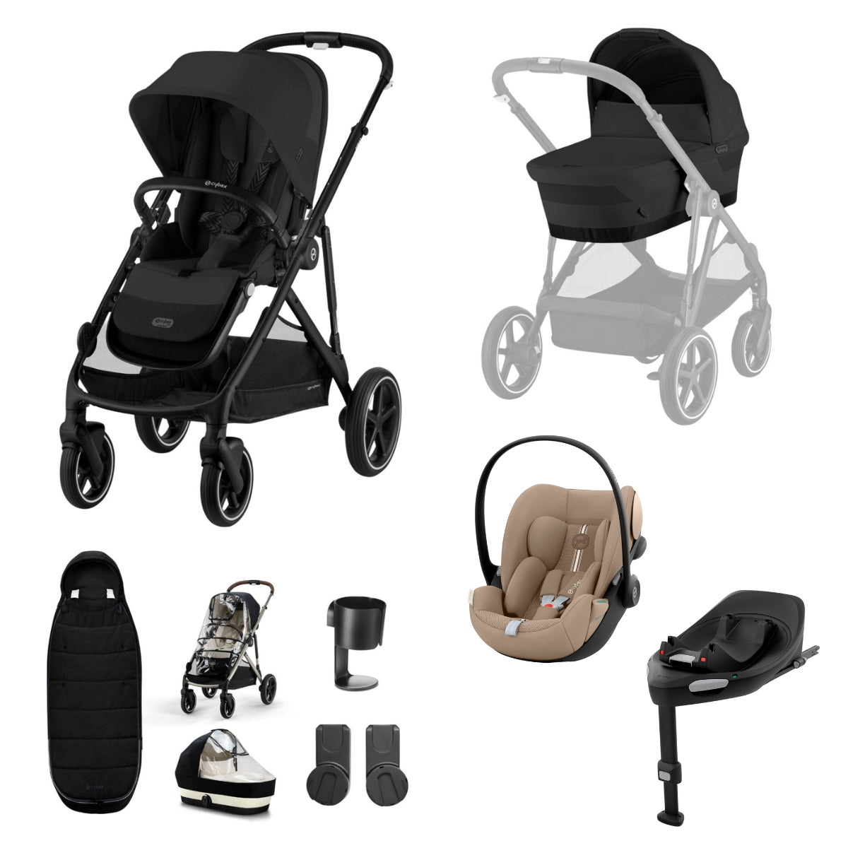 Cybex Gazelle S 11 Piece Travel System Bundle with Cloud G Plus
