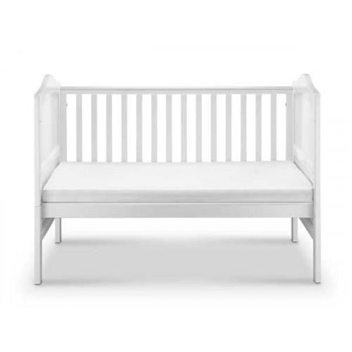 Babylo Exclusive Clara Deluxe 32mm solid wooden ends- cot bed White