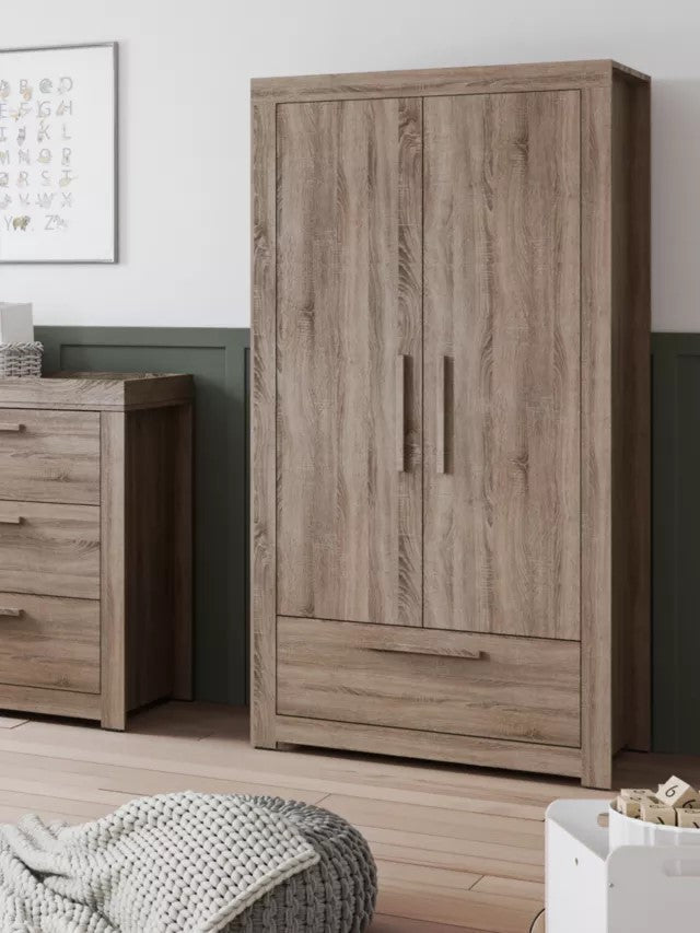 Little Acorn Ellesmere 2-door Wardrobe Truffle Oak