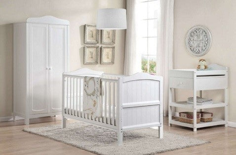 Babylo Ella - cot bed White (22mm ends)